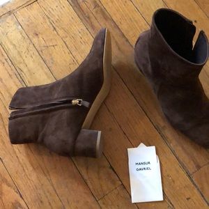 Authentic mansur gavriel suede boots